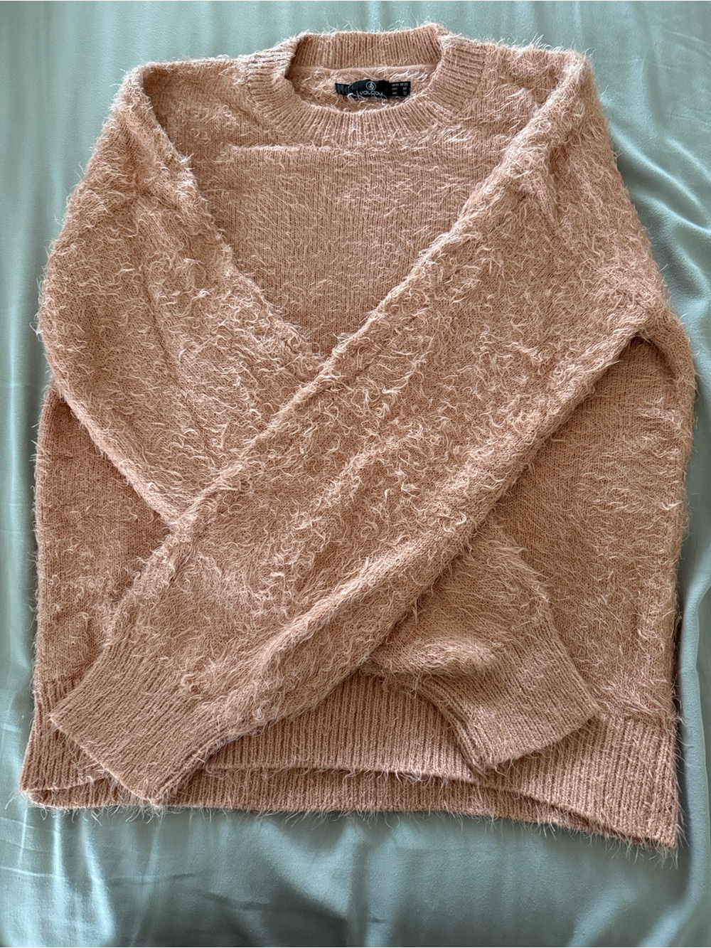 Fuzzy Crewneck Sweater